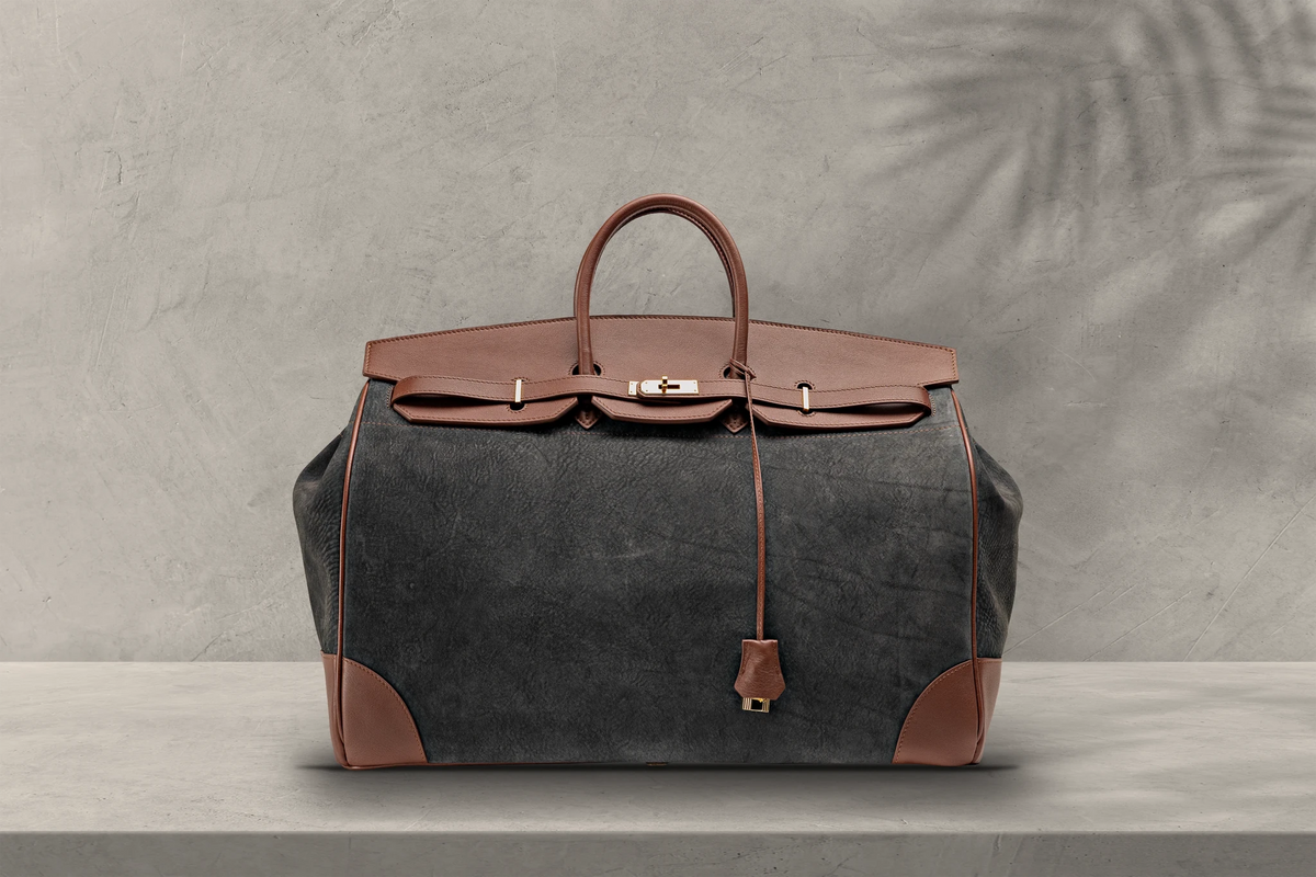 Bosphorus LeatherDuffle - Nubuck Black