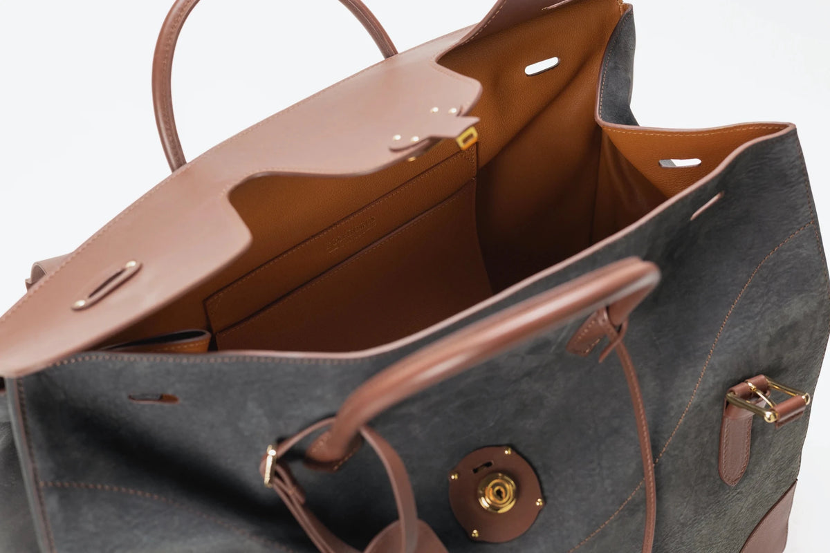 Bosphorus LeatherDuffle - Nubuck Black