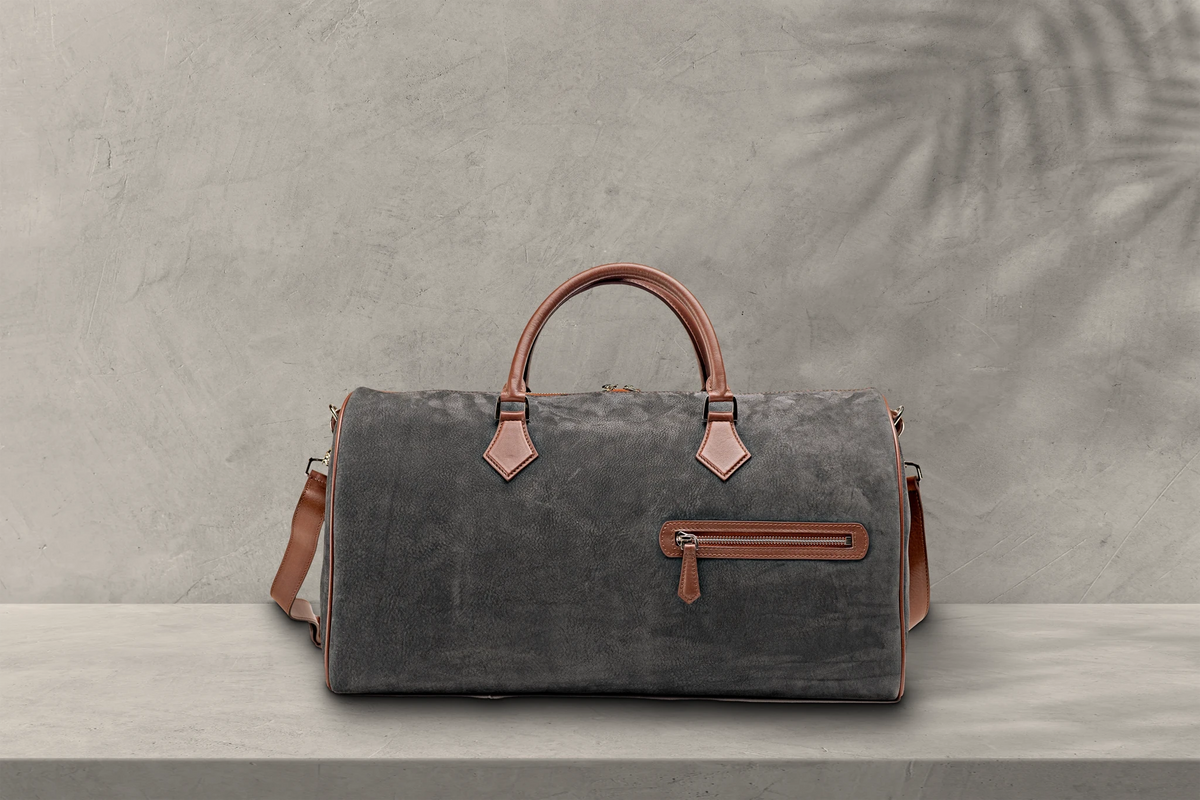 Bosphorus LeatherDuffle - Nubuck Black