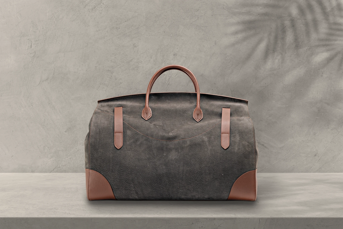 Bosphorus LeatherDuffle - Nubuck Black