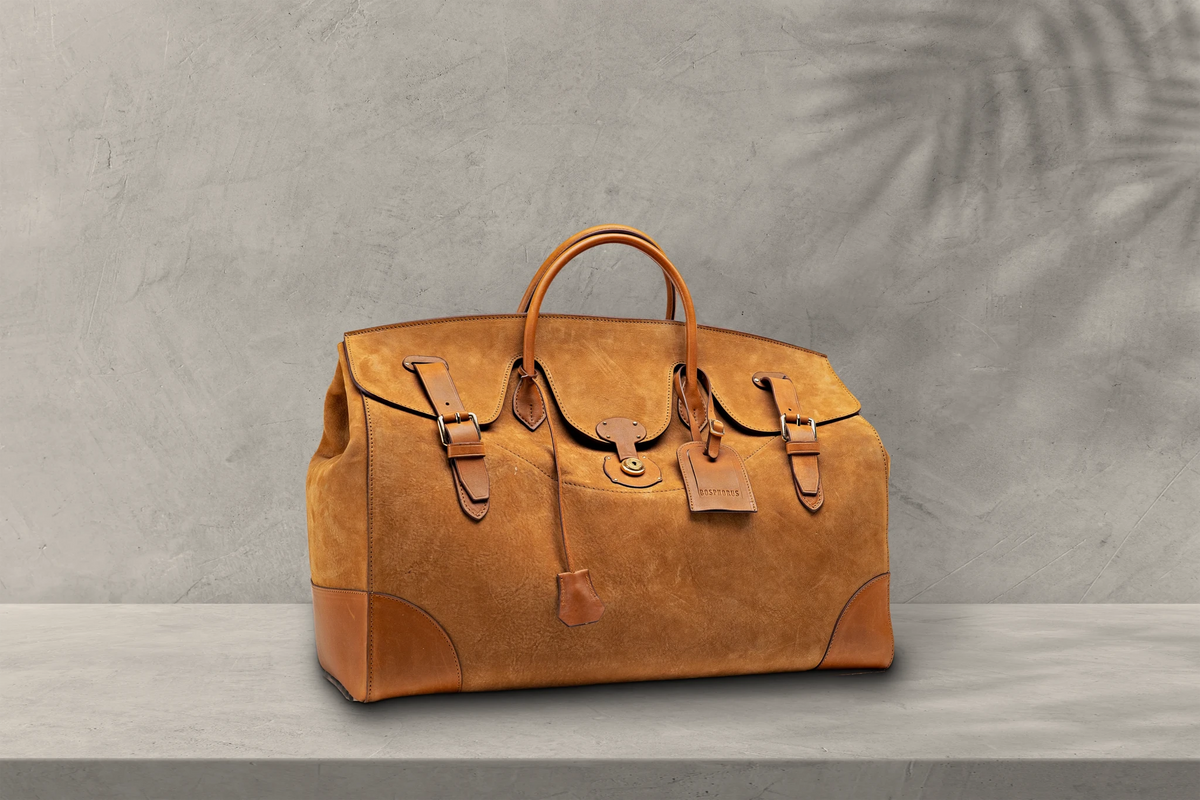 Bosphorus LeatherDuffle - Nubuck Camel