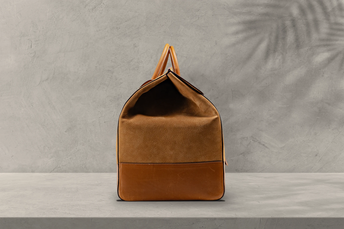 Bosphorus LeatherDuffle - Nubuck Camel