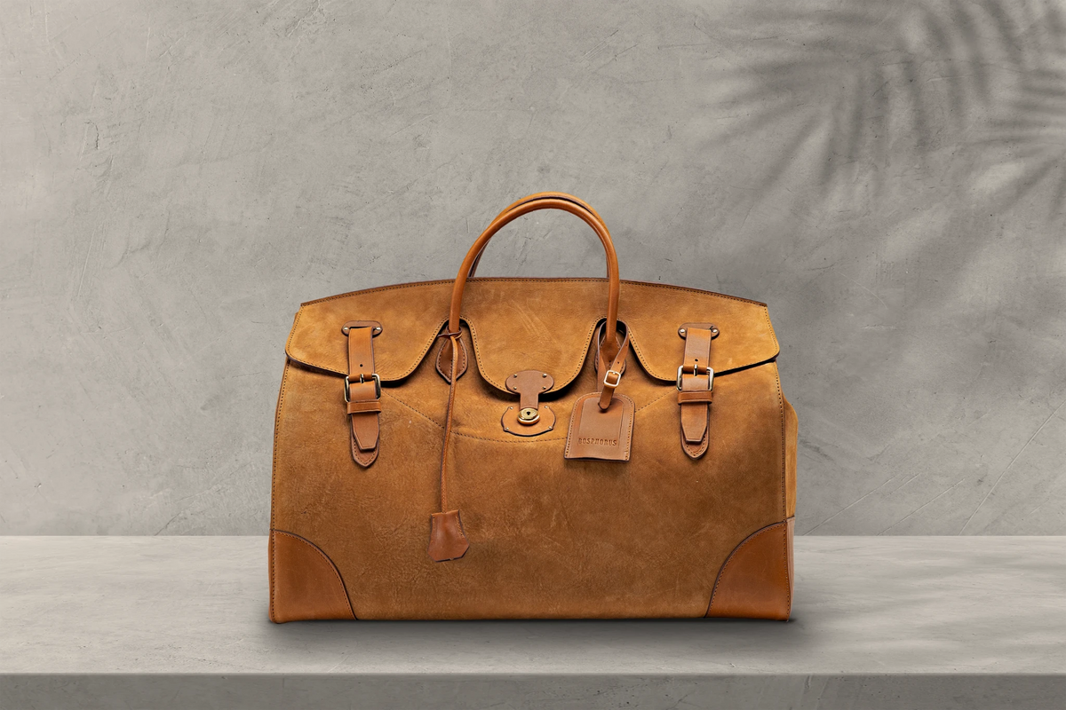 Bosphorus LeatherDuffle - Nubuck Camel