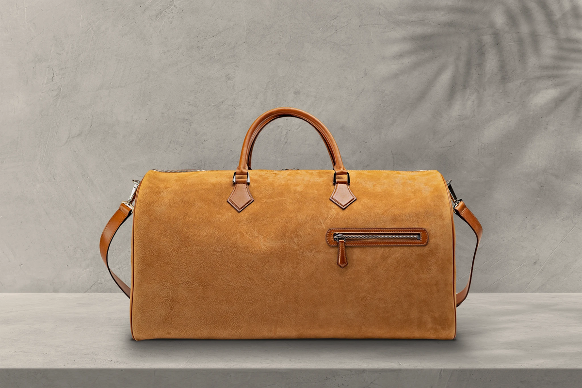 Bosphorus LeatherDuffle - Nubuck Camel