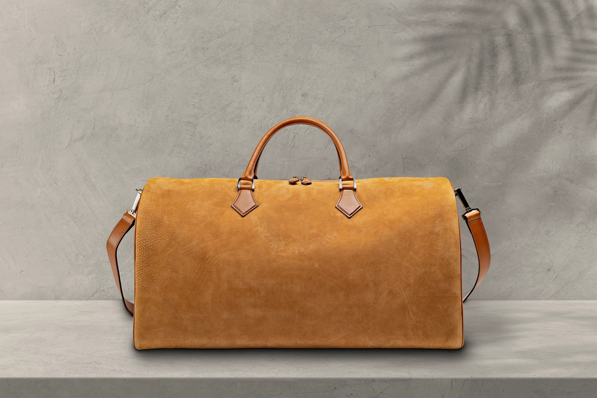 Bosphorus LeatherDuffle - Nubuck Camel