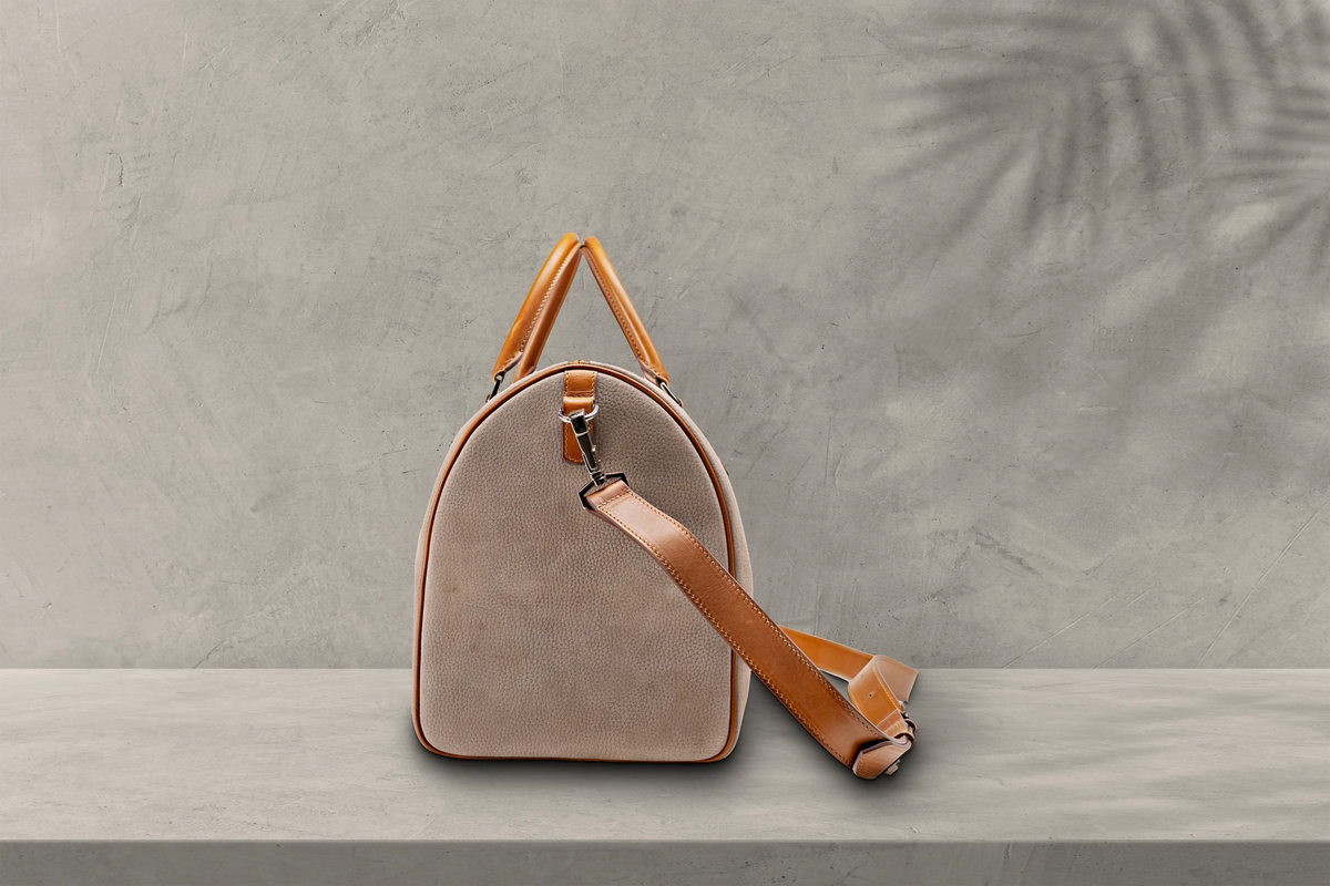 Bosphorus LeatherDuffle - Nubuck Grey