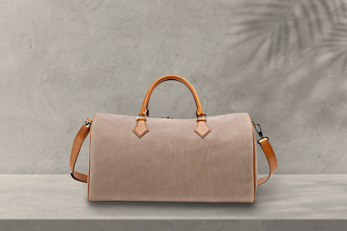 Bosphorus LeatherDuffle - Nubuck Grey