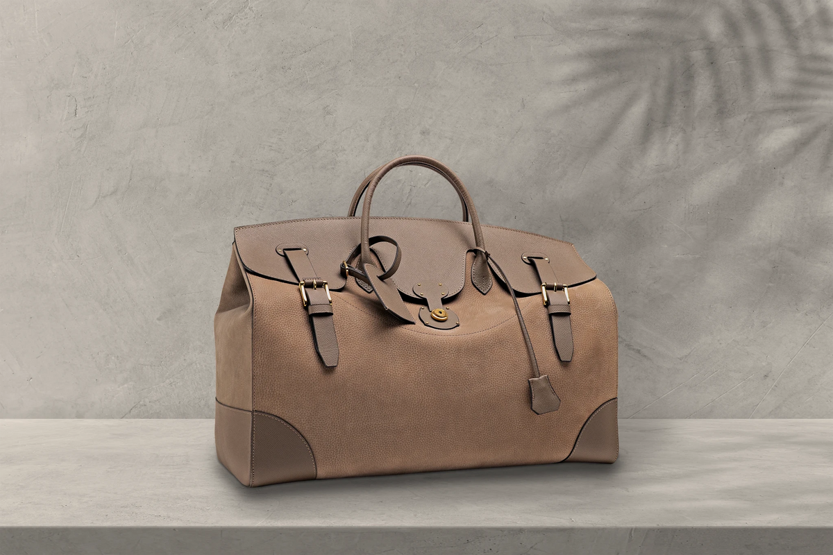 Bosphorus LeatherDuffle - Nubuck Grey