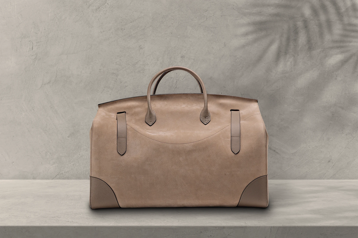 Bosphorus LeatherDuffle - Nubuck Grey