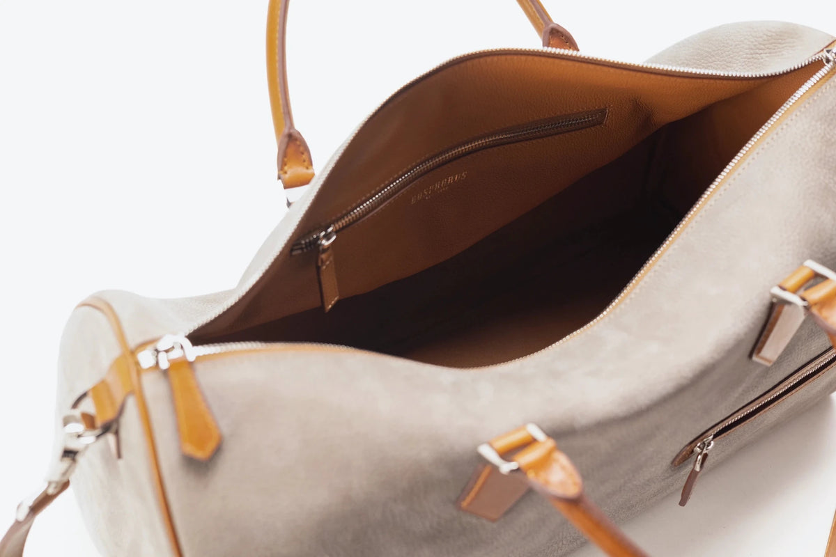 Bosphorus LeatherDuffle - Nubuck Grey