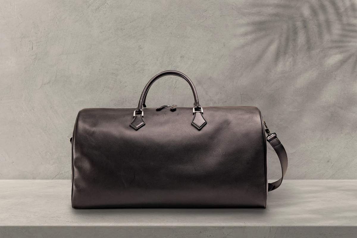 Bosphorus LeatherDuffle - Silky Black