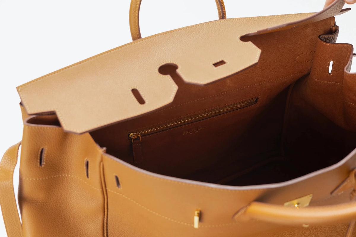 Bosphorus LeatherDuffle - Togo Camel