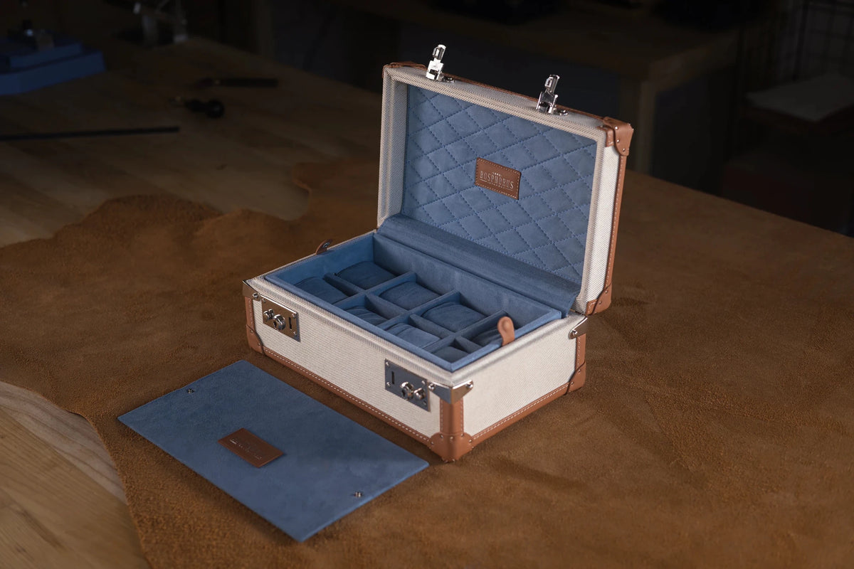 Bosphorus LeatherPetra Watch Case - Canvas Sable
