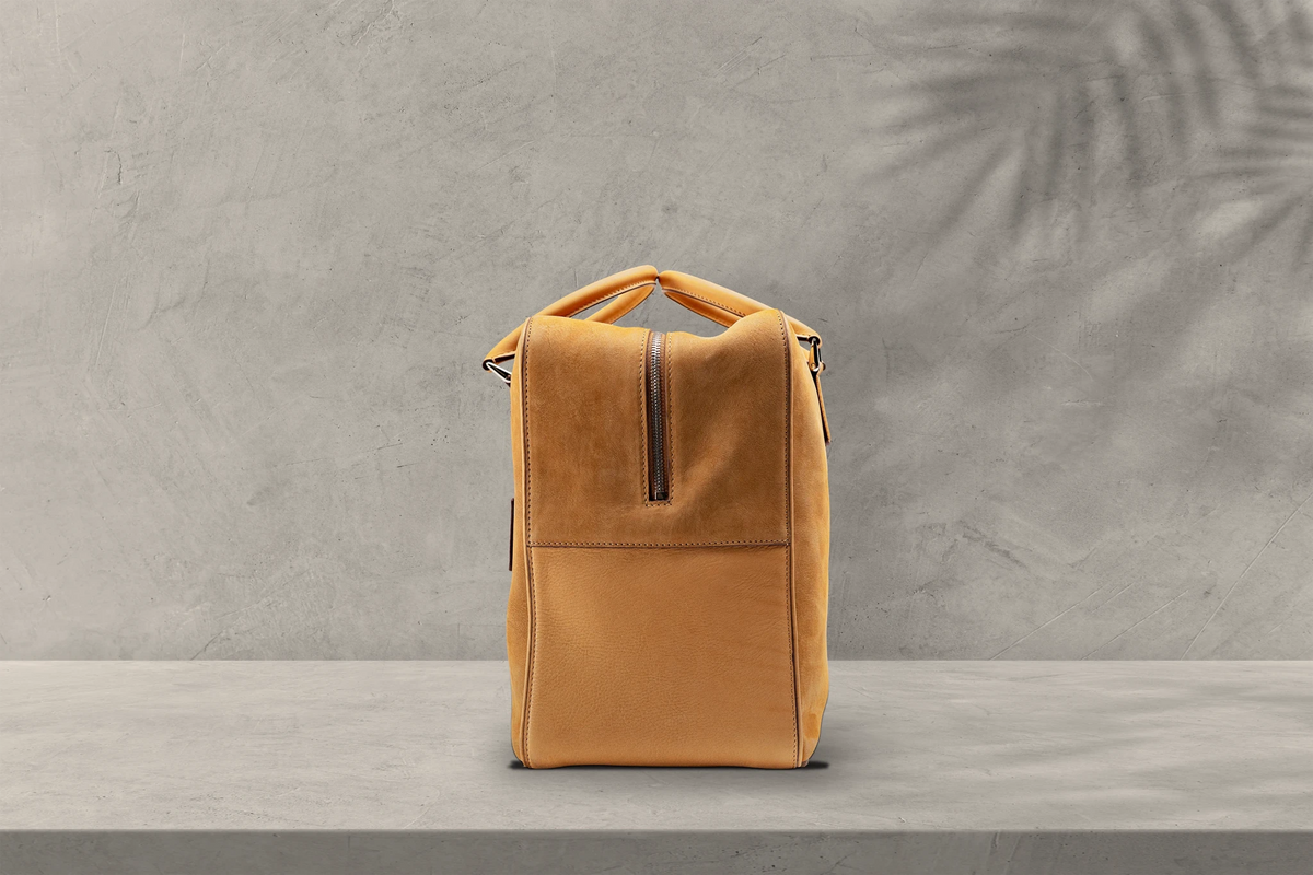 Bosphorus LeatherWeekender - Nubuck Camel