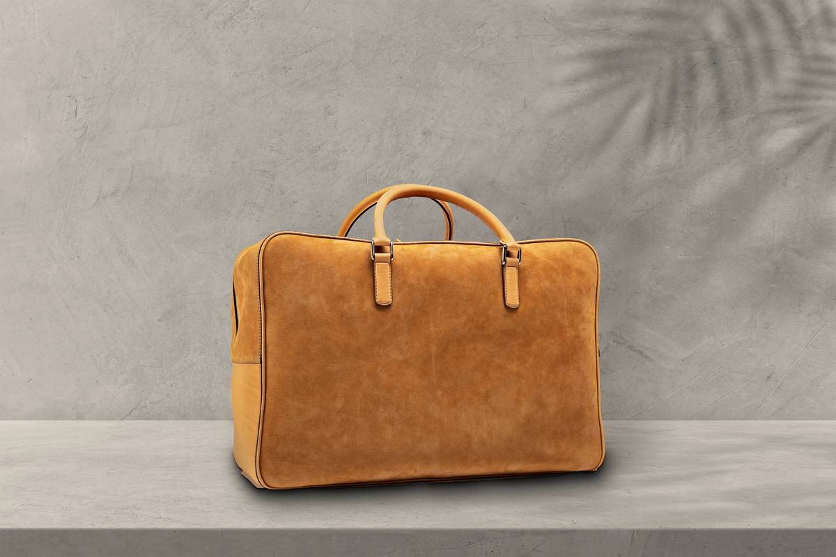 Bosphorus LeatherWeekender - Nubuck Camel