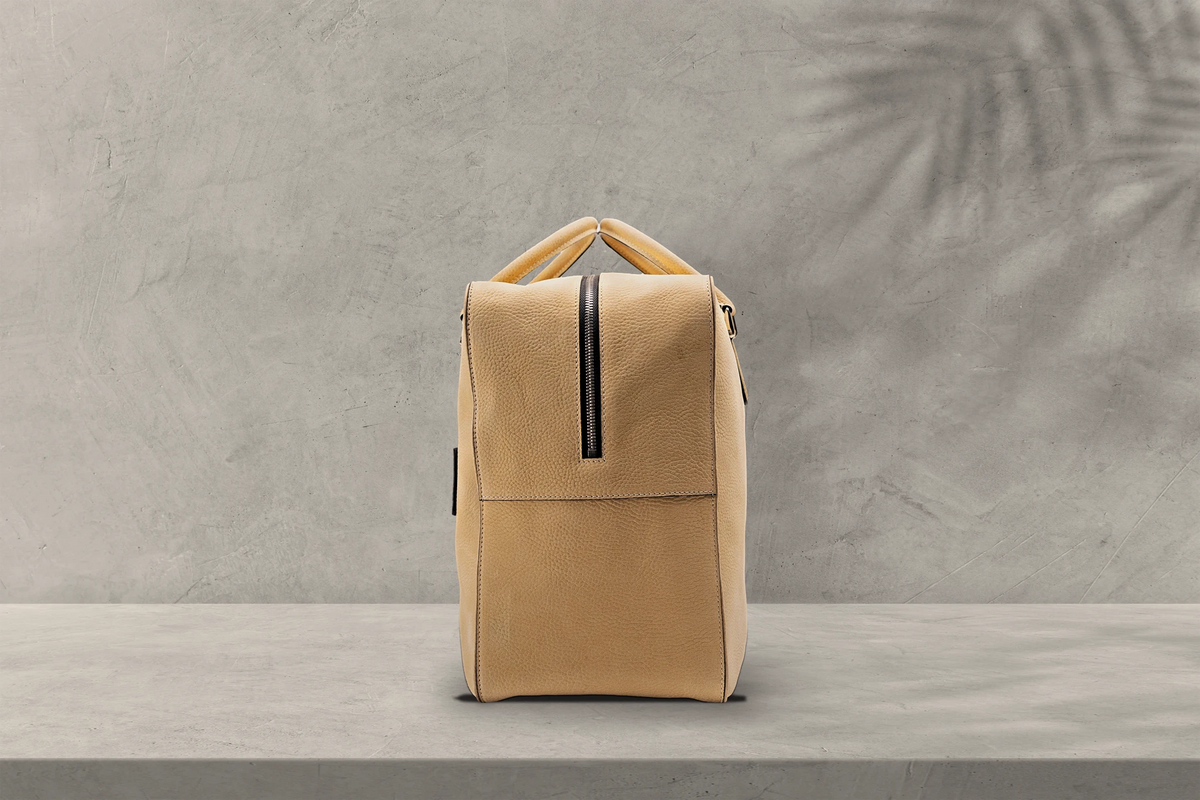 Bosphorus LeatherWeekender - Nubuck Cream