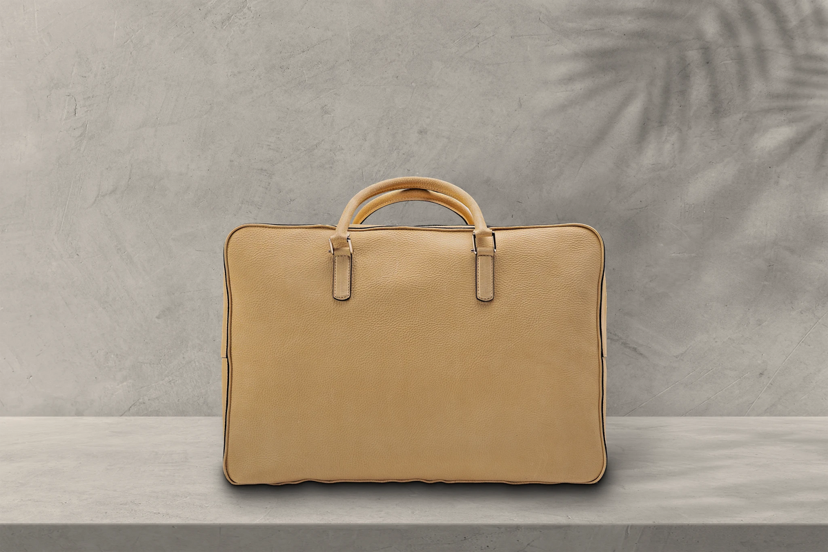 Bosphorus LeatherWeekender - Nubuck Cream