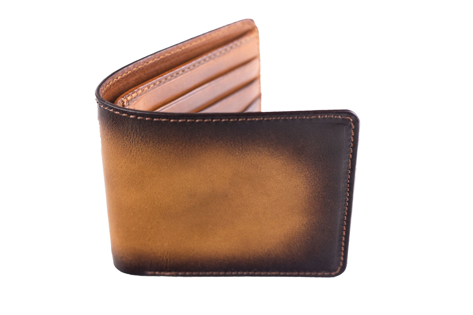 Leather Patina Light Brown Wallet Medium